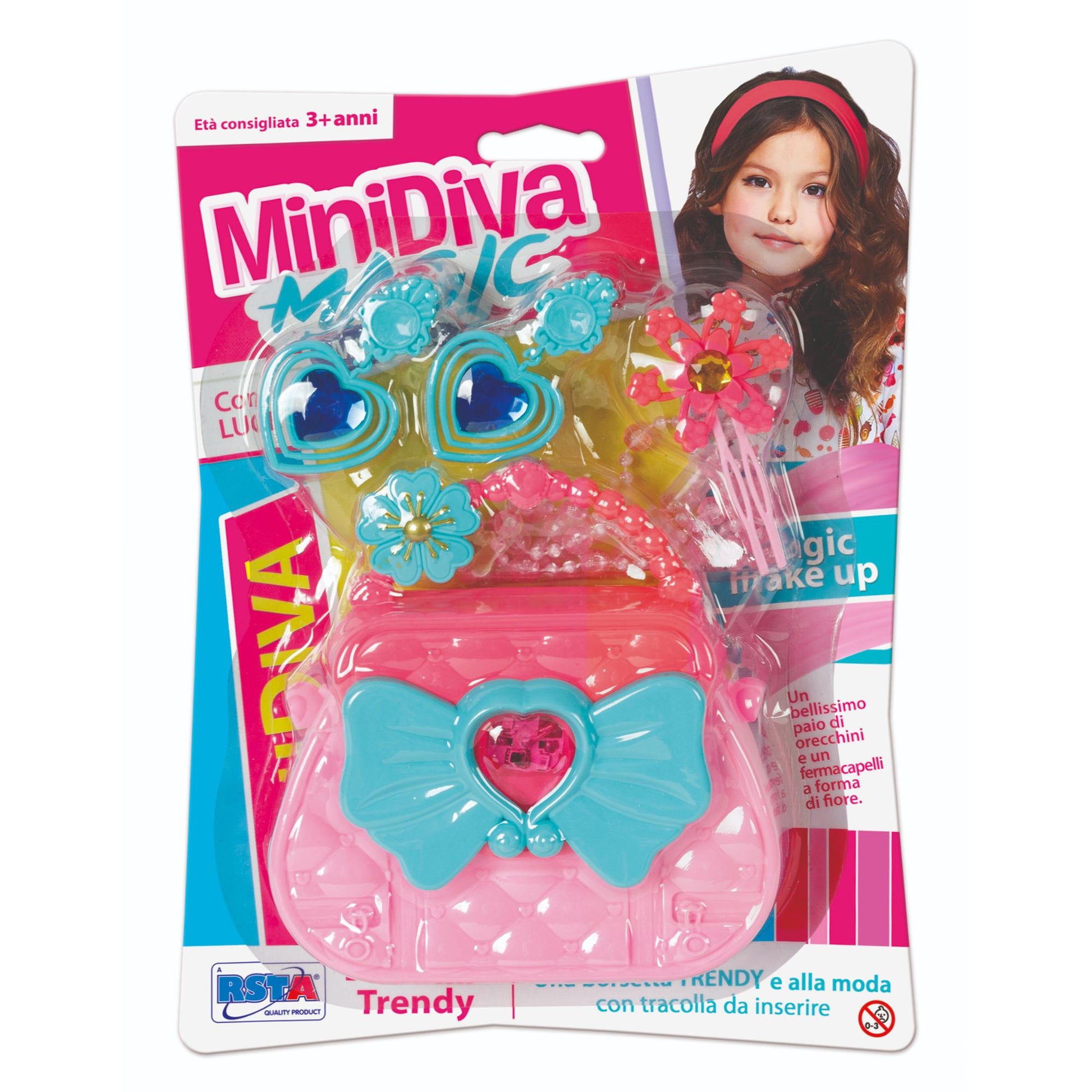 BLISTER BORSETTA MINIDIVA CON ACC.RI CON LUCE