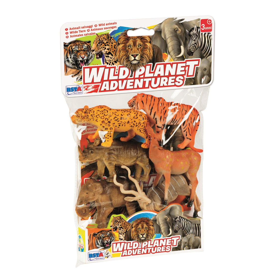 WILD PLANET ANIMALS BAG 6 PIECES