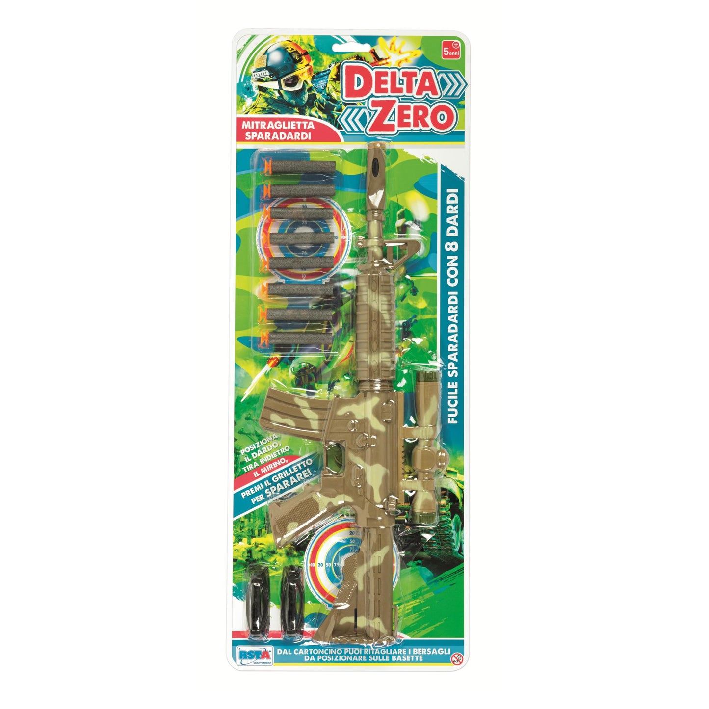 Toys BLISTER MITER DELTA ZERO LAUNCHES DARDS