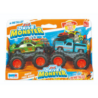 SET 2 PEZZI DIE CAST 4X4 DRIVE MONSTER DIE CAST