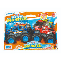 SET 2 PEZZI DIE CAST 4X4 DRIVE MONSTER DIE CAST