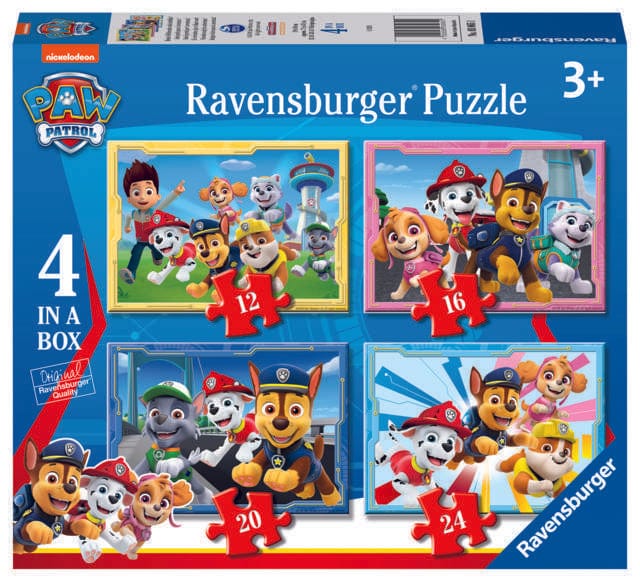 Toys 4 Puzzle in 1 - Paw Patrol