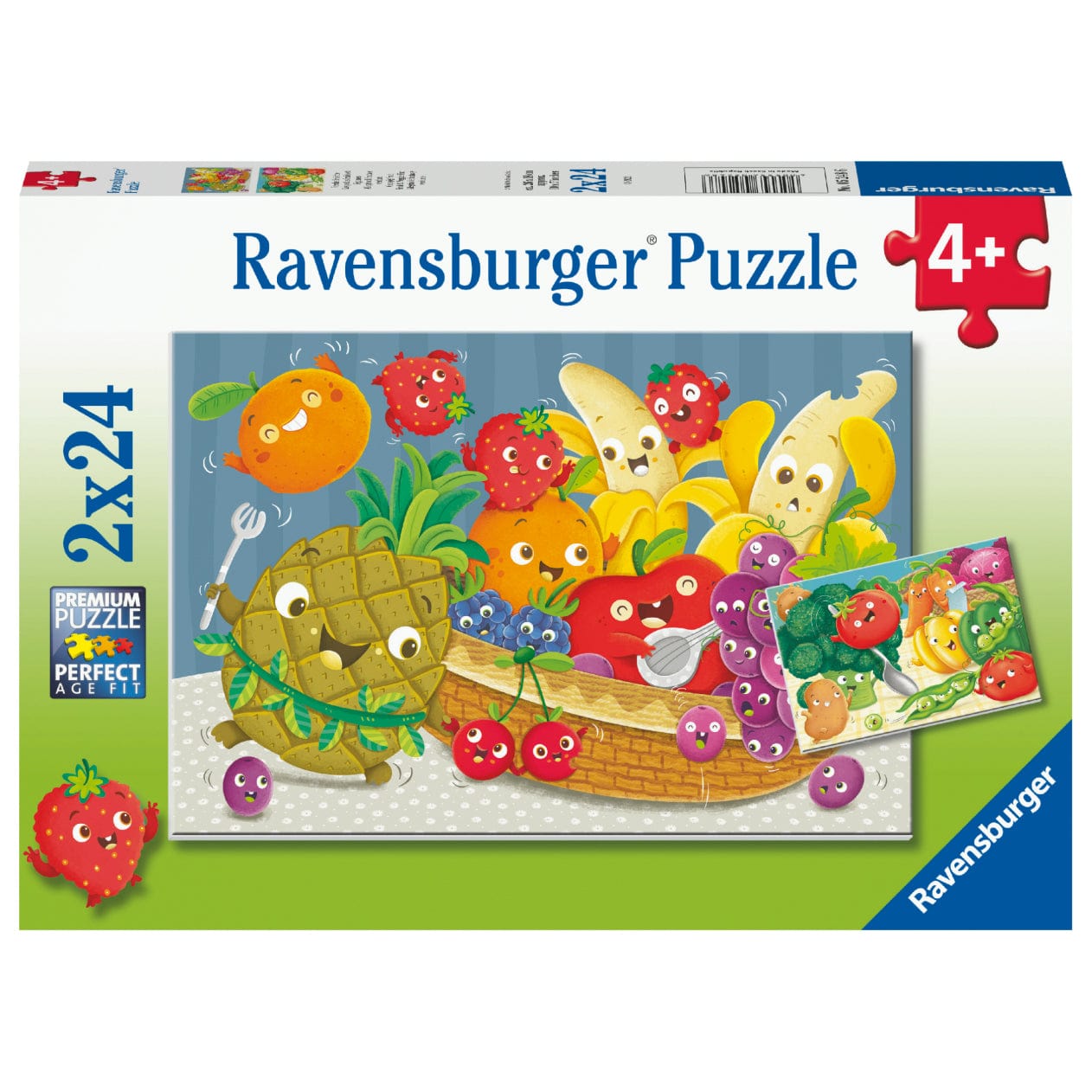 Toys 2 24-Piece Puzzle - Joy of Fruits and Vegetables