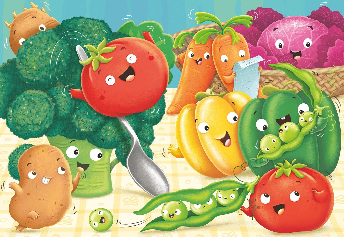 Toys 2 24-Piece Puzzle - Joy of Fruits and Vegetables