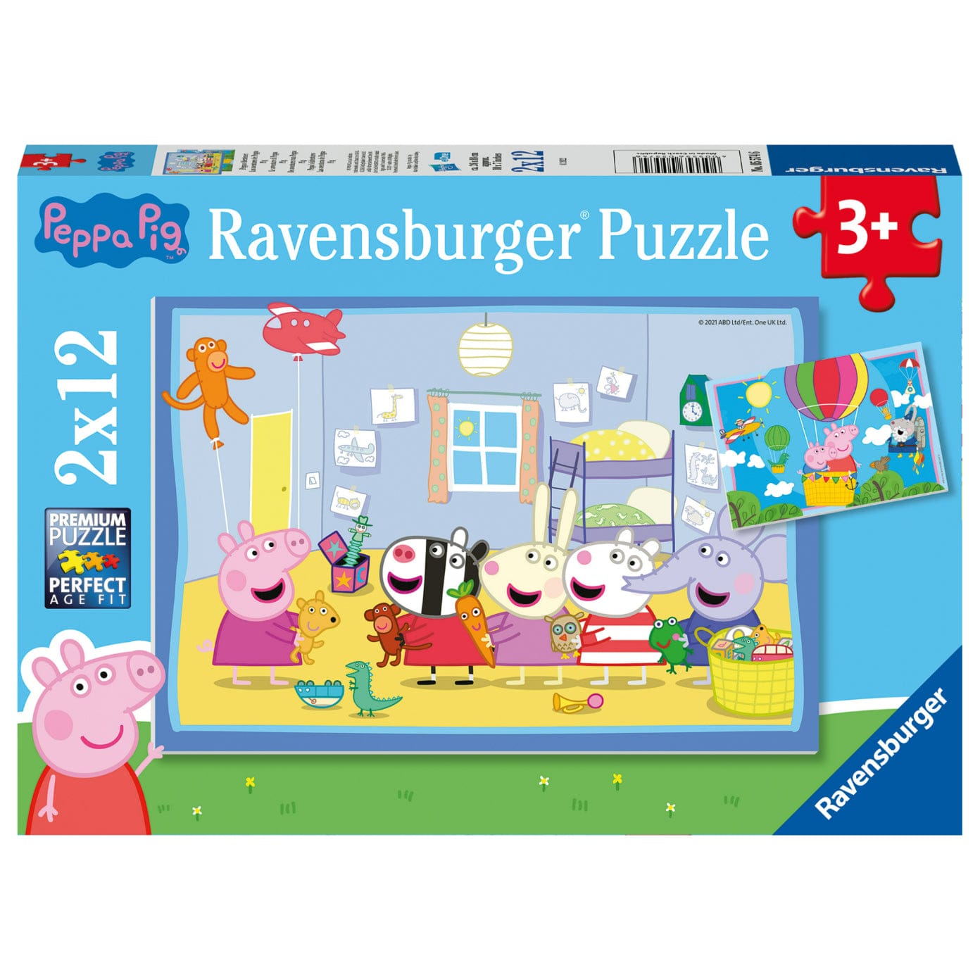 Toys 2 12 Piece Puzzle - Peppa Pig