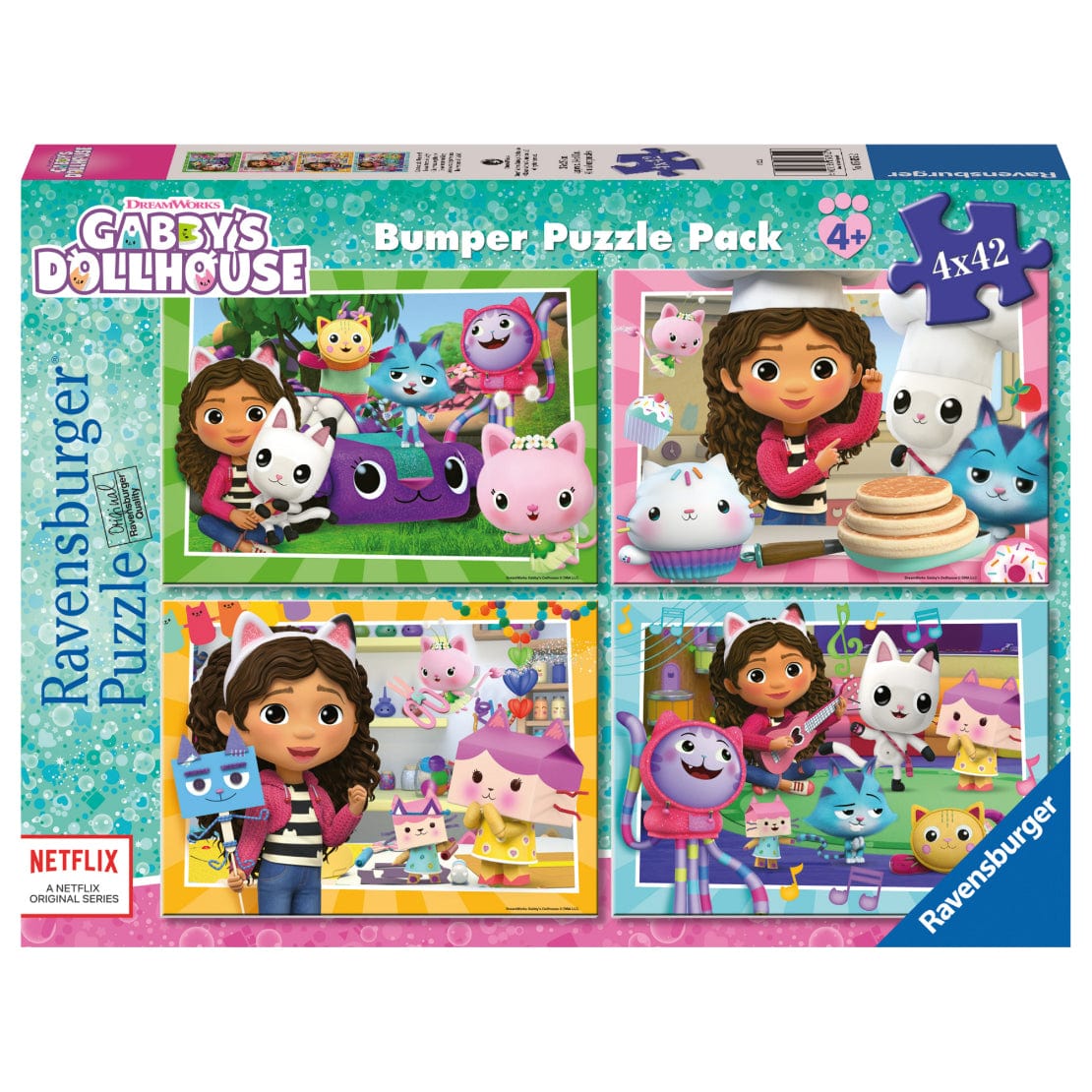 Toys Puzzle 4x42 Bumper Pack - Gabby's Dollhouse