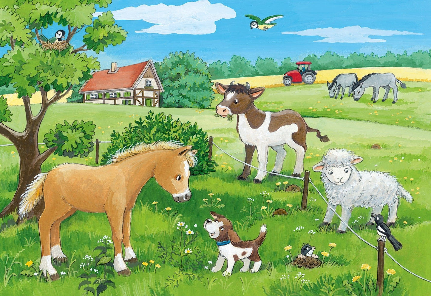 Toys 2 12 Piece Puzzle - Countryside Puppies