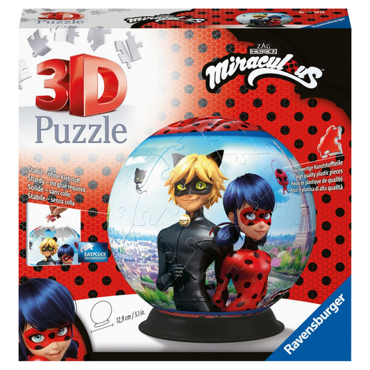 Toys Puzzleball 72 pz. - Puzzle ball Miraculous