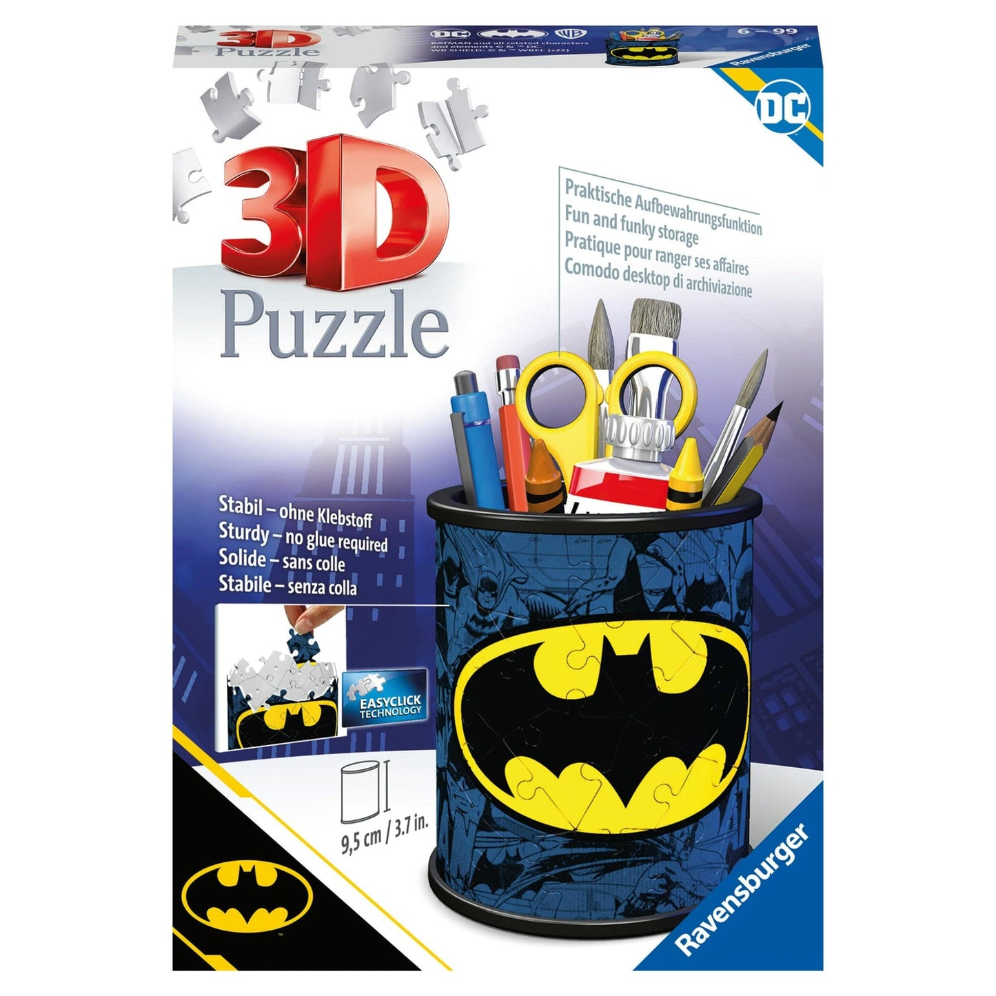 Toys 54 Piece 3D Puzzle - Batman Pen Holder