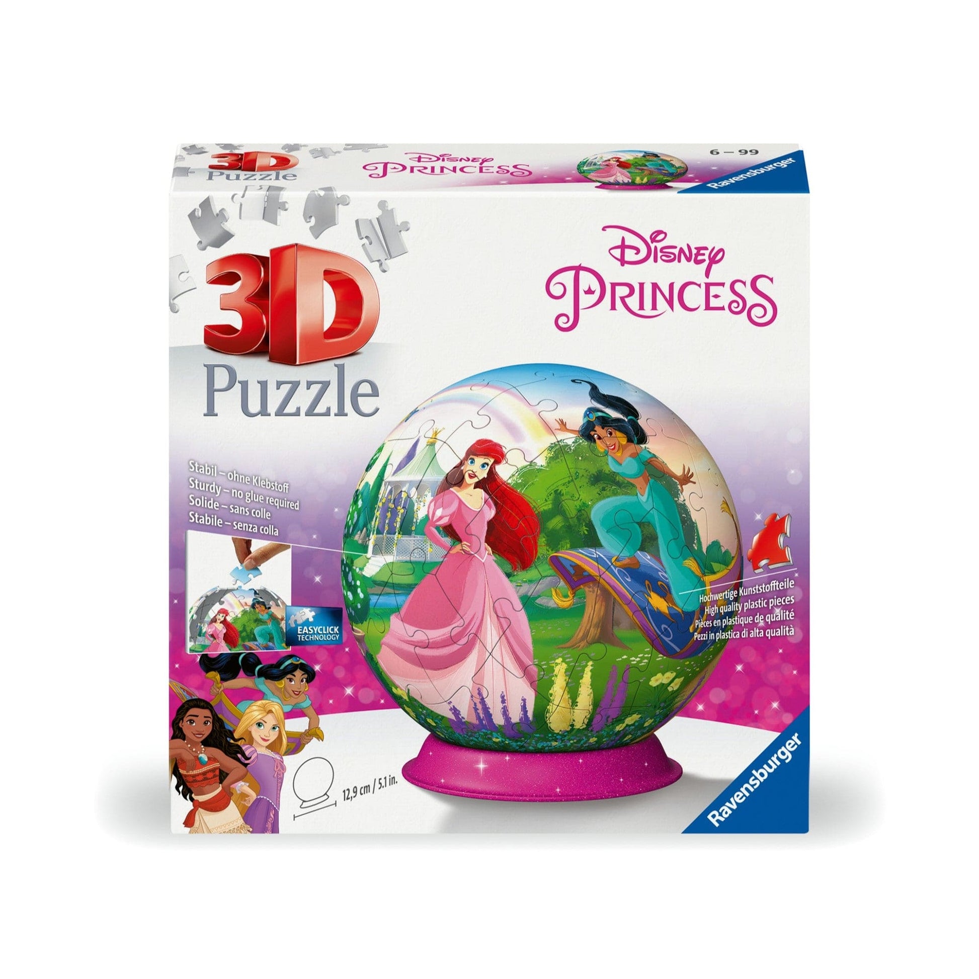 Toys 3D Puzzleball 72 pz - Puzzle ball Disney Princess