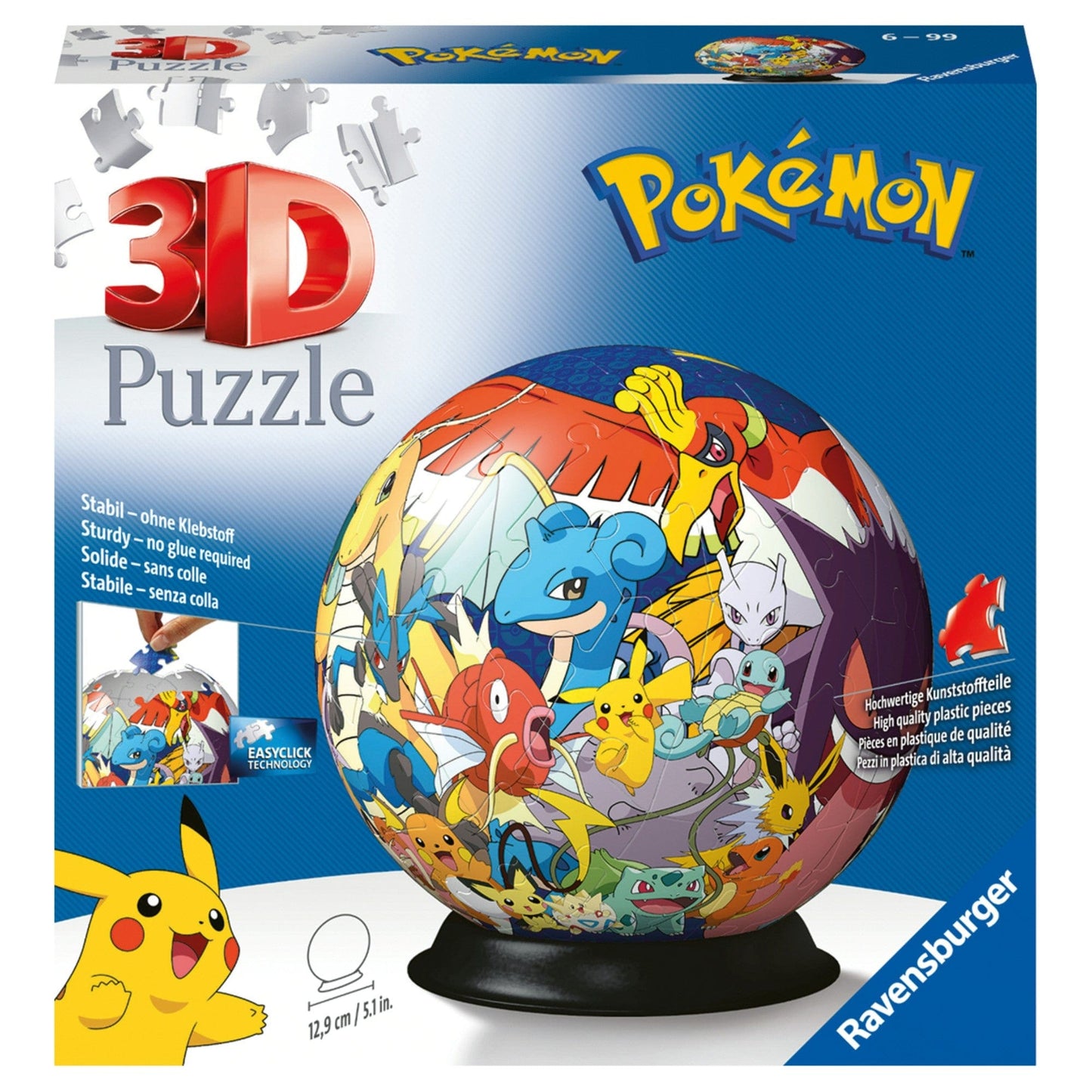 Toys 72 Piece 3D Puzzle - Pokemon Puzzleball