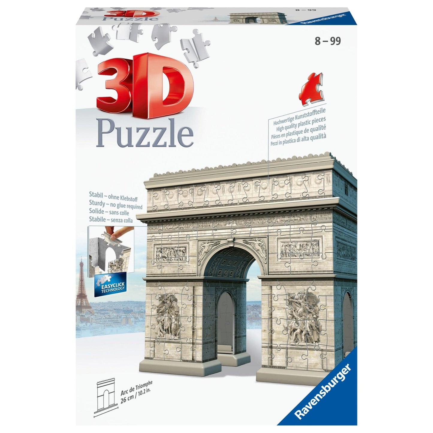 Toys 216 Piece 3D Puzzle - Arc de Triomphe