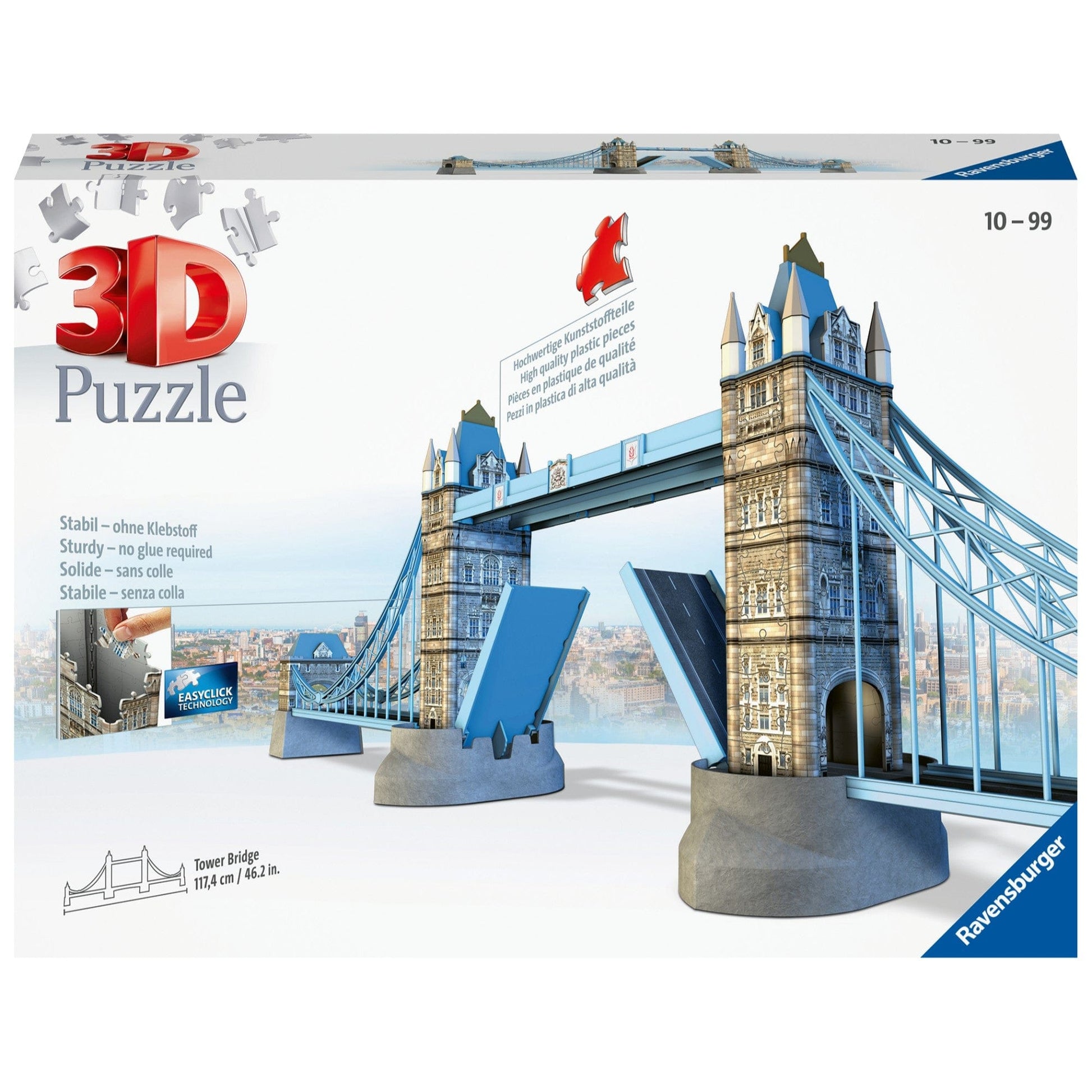 Toys 216 Piece 3D Puzzle - Tower Bridge