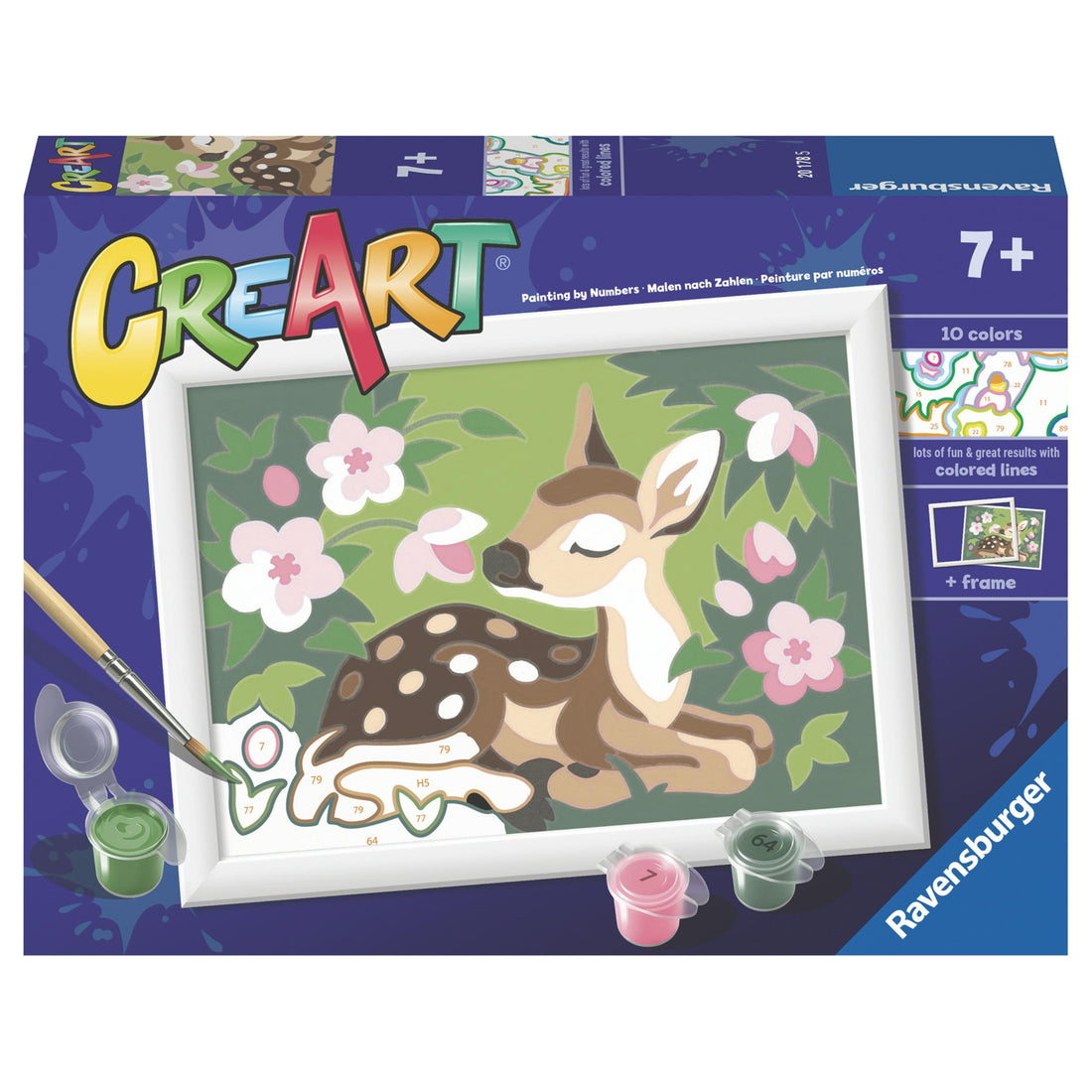 CreArt Serie E Classic - Fawn among the flowers