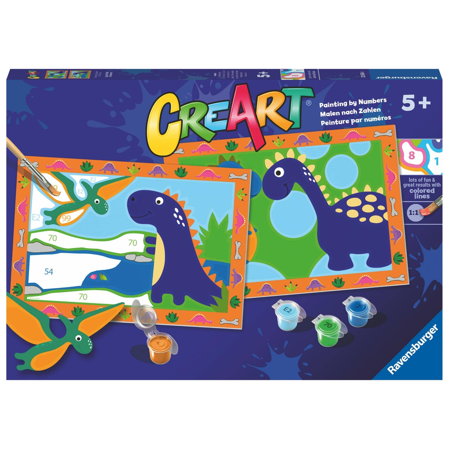 Toys CreArt Junior Series: 2 x Dinosaurs