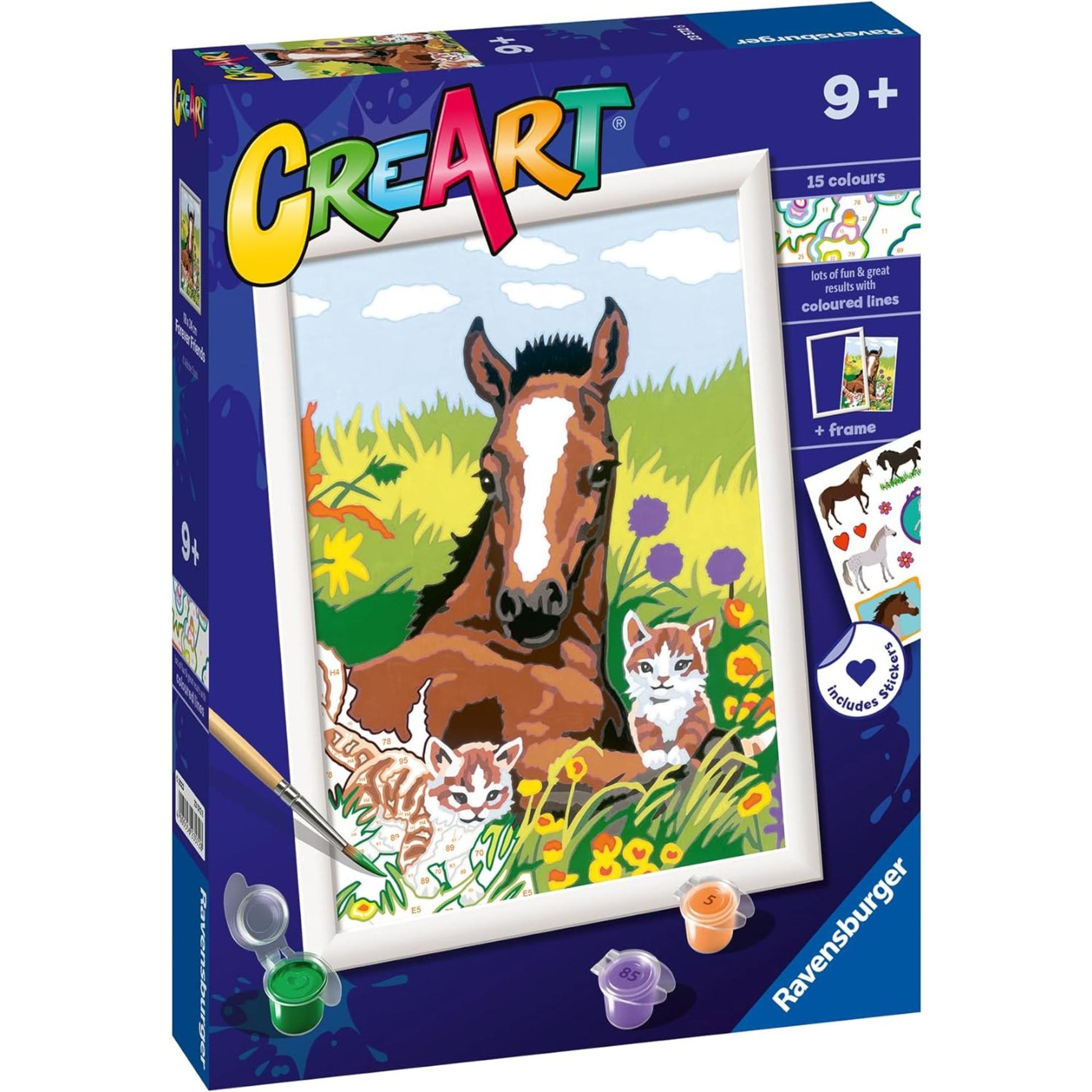 CreArt Serie D Classic - Foal with kittens