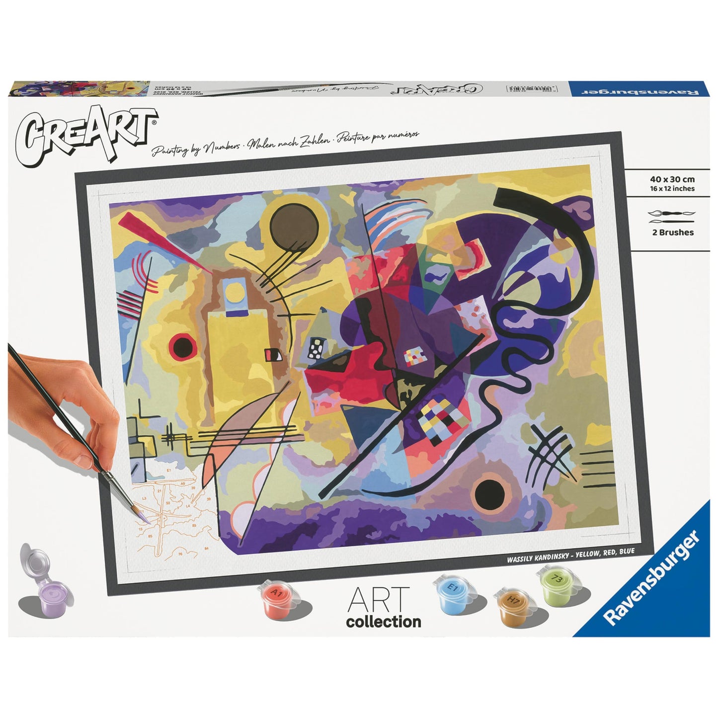 Toys CreArt Serie B Art Collection - Kandinsky: Yellow, red, blue