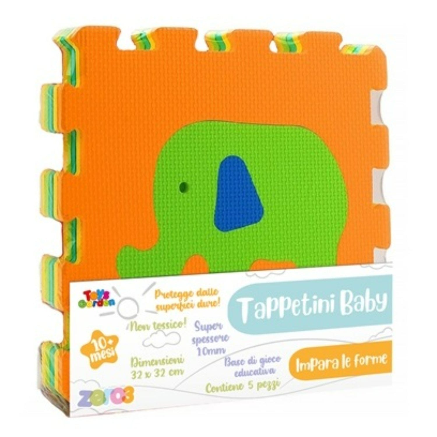 Toys ZERO3 MATS 5PCS ANIMALS AND VEHICLES 32cm