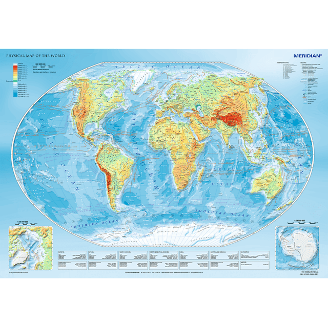 Toys Puzzle da 1000 Pezzi - Physical Map of The World