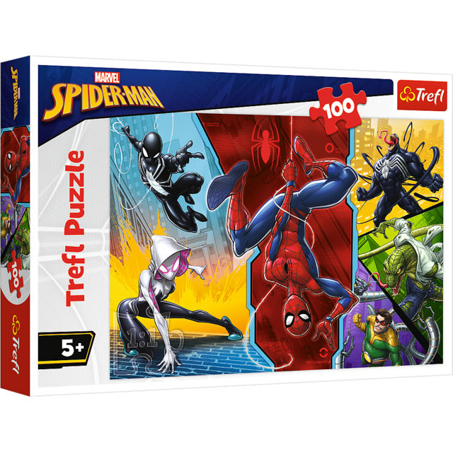 100 Piece Puzzle - Spider-Man: Upside Down