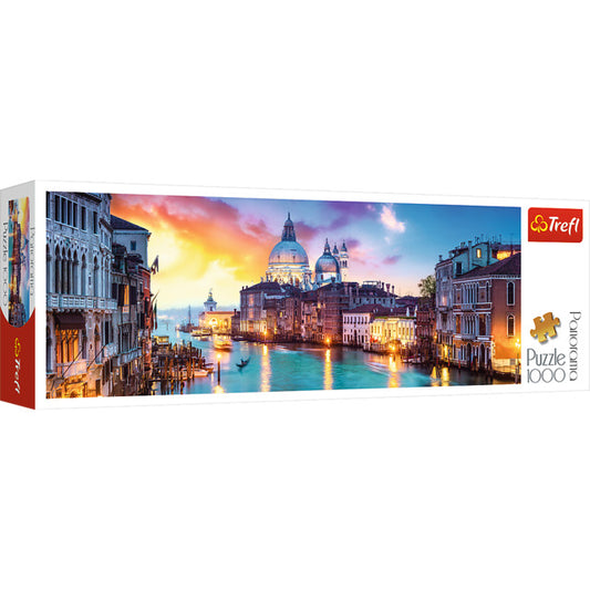 1000 Piece Puzzle Panorama - Grand Canal, Venice