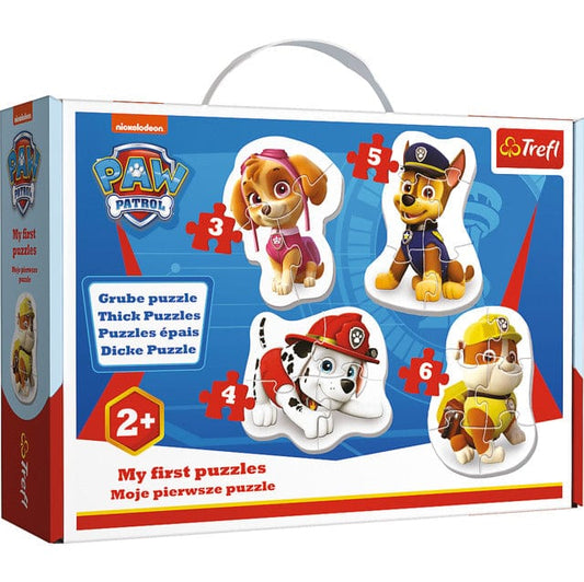 Toys 4 Puzzle in 1 - Baby Classic:  Paw Patrol Skye, Marshall, Chase e Rubble