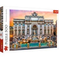 500 Piece Puzzle - Fontanna di Trevi, Rome