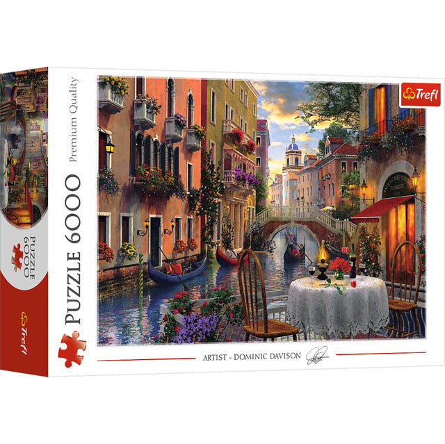 6000 Piece Puzzle - Romantic supper