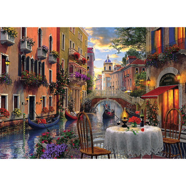 6000 Piece Puzzle - Romantic supper