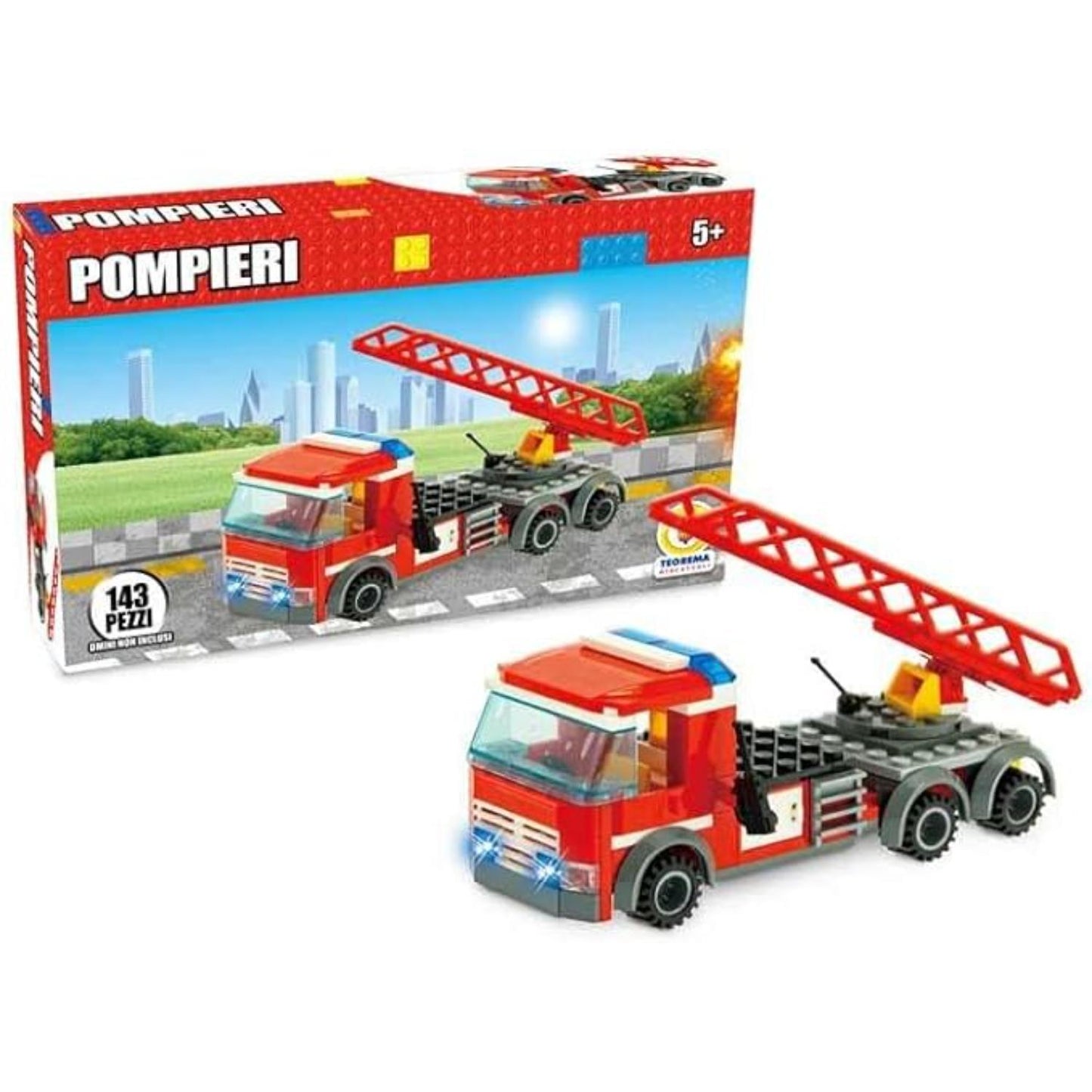 CLICK CLACK FIREFIGHTERS CONSTRUCTION 143PCS