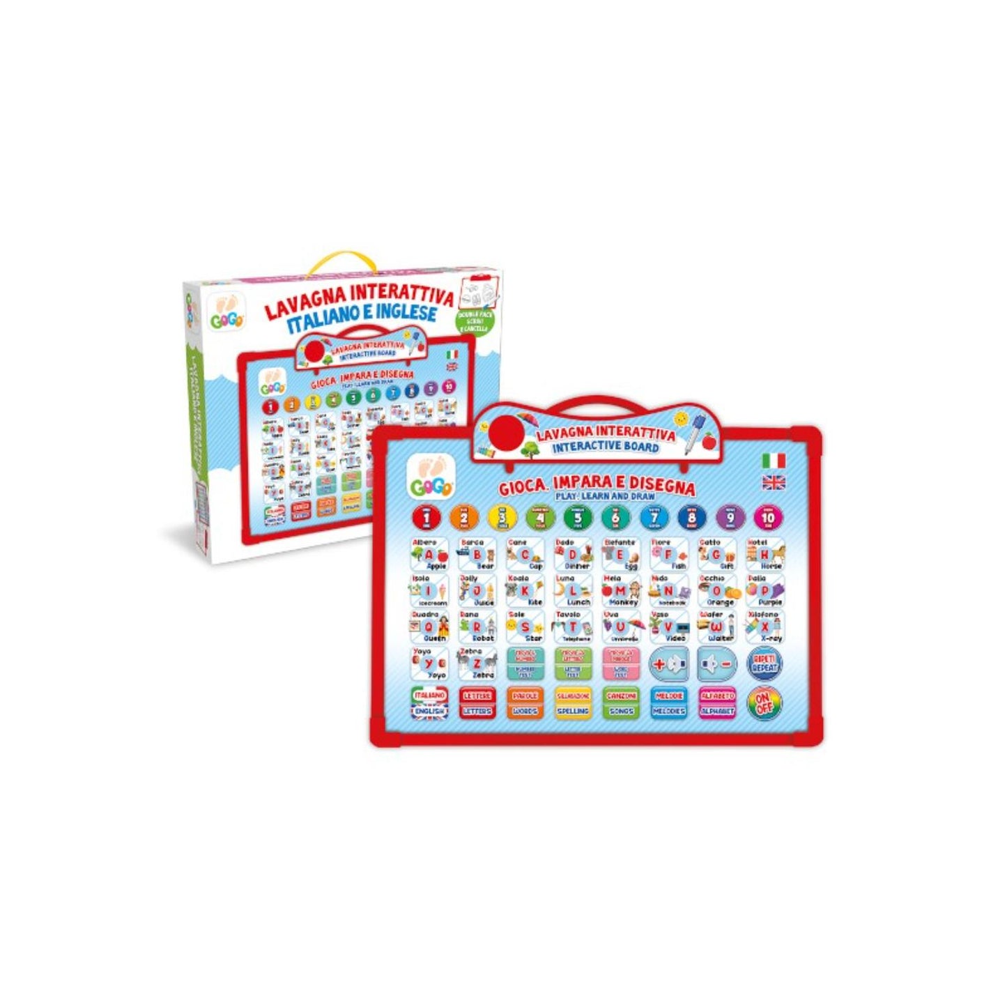 Toys GOGO - INTERACTIVE EDUCATIONAL WHITEBOARD BILINGUAL ITA/ENG