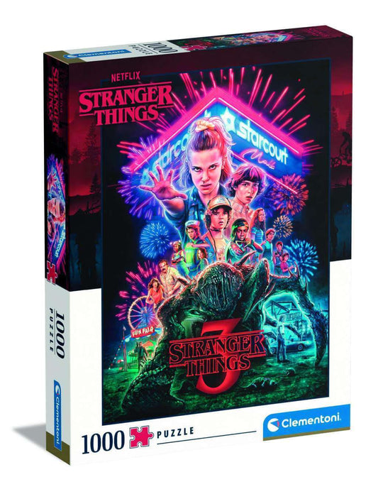 1000 Piece Puzzle Stranger Things 3 - best price from Maltashopper.com CLM39653