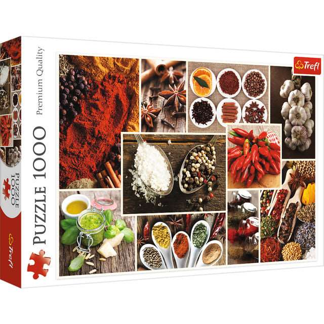 1000 Piece Puzzle Spices Collage - best price from Maltashopper.com TRF10470