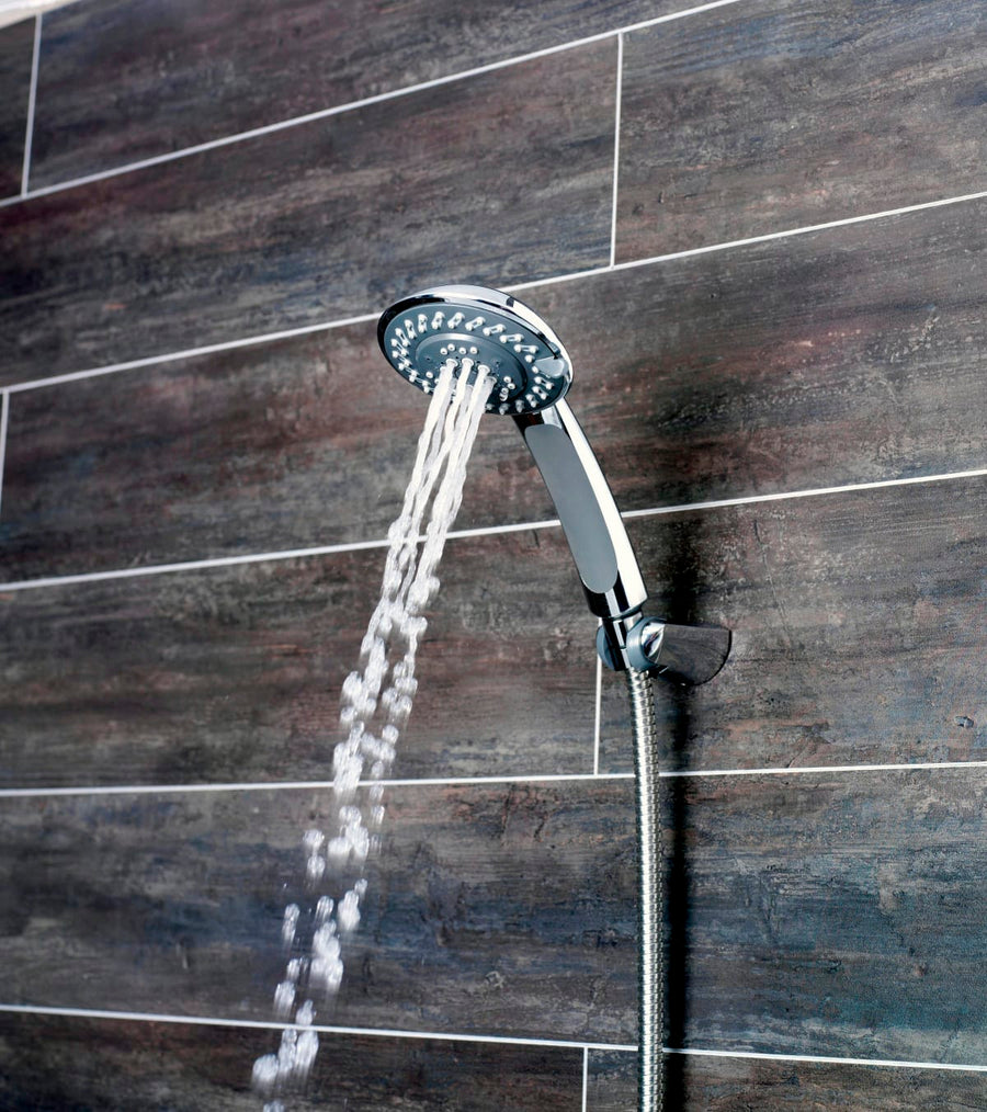 Bricocenter SHOWER MINIKIT SHOWERHEAD 5 JETS+FLEXIBLE+STAND