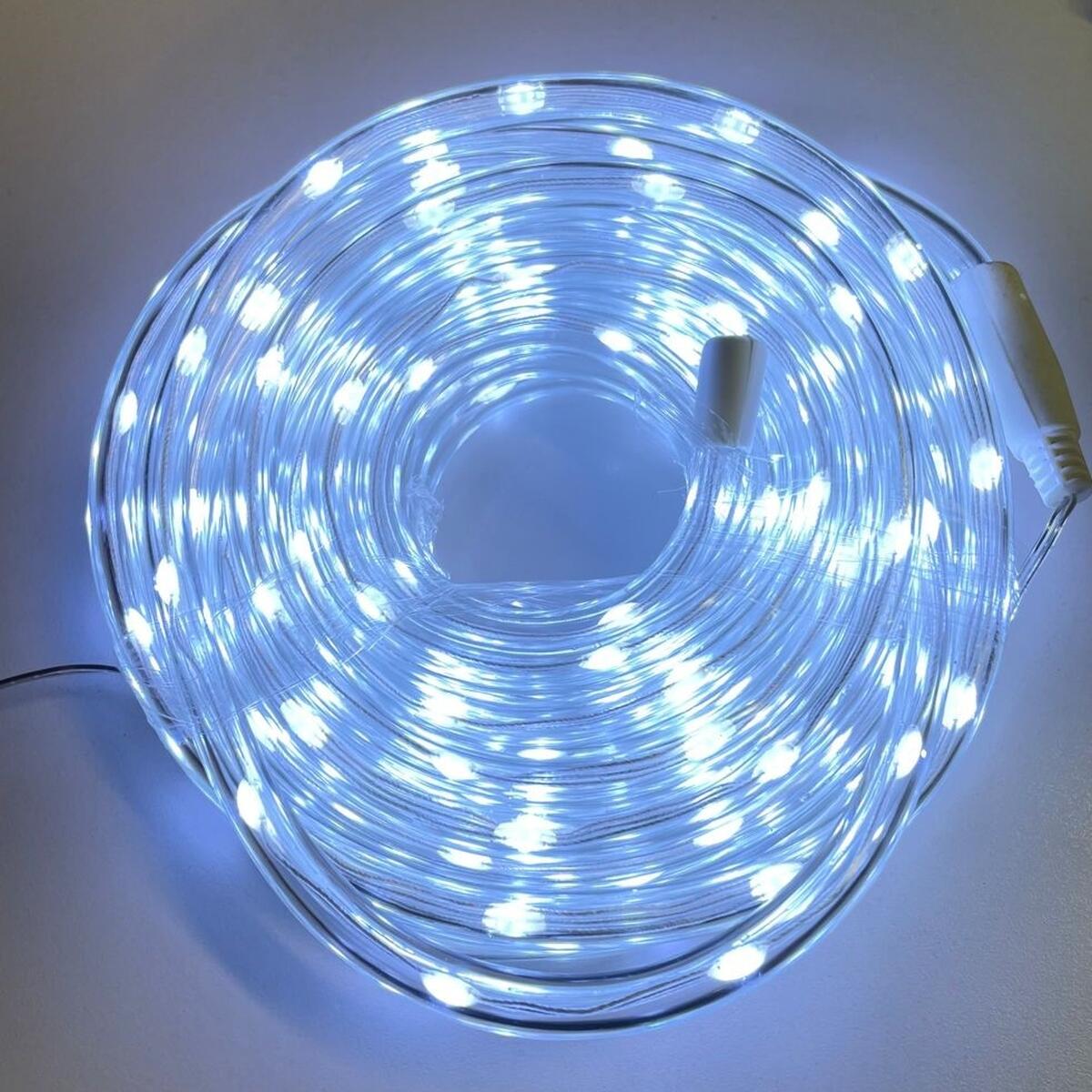10m light tube – 200 white LEDs, 8 lighting effects with memory function