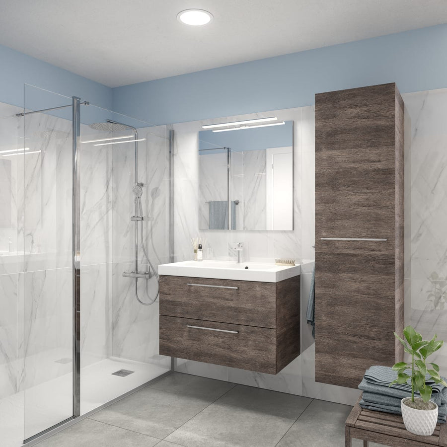 Bricocenter REMIX MATT WHITE SHOWER TRAY70X160