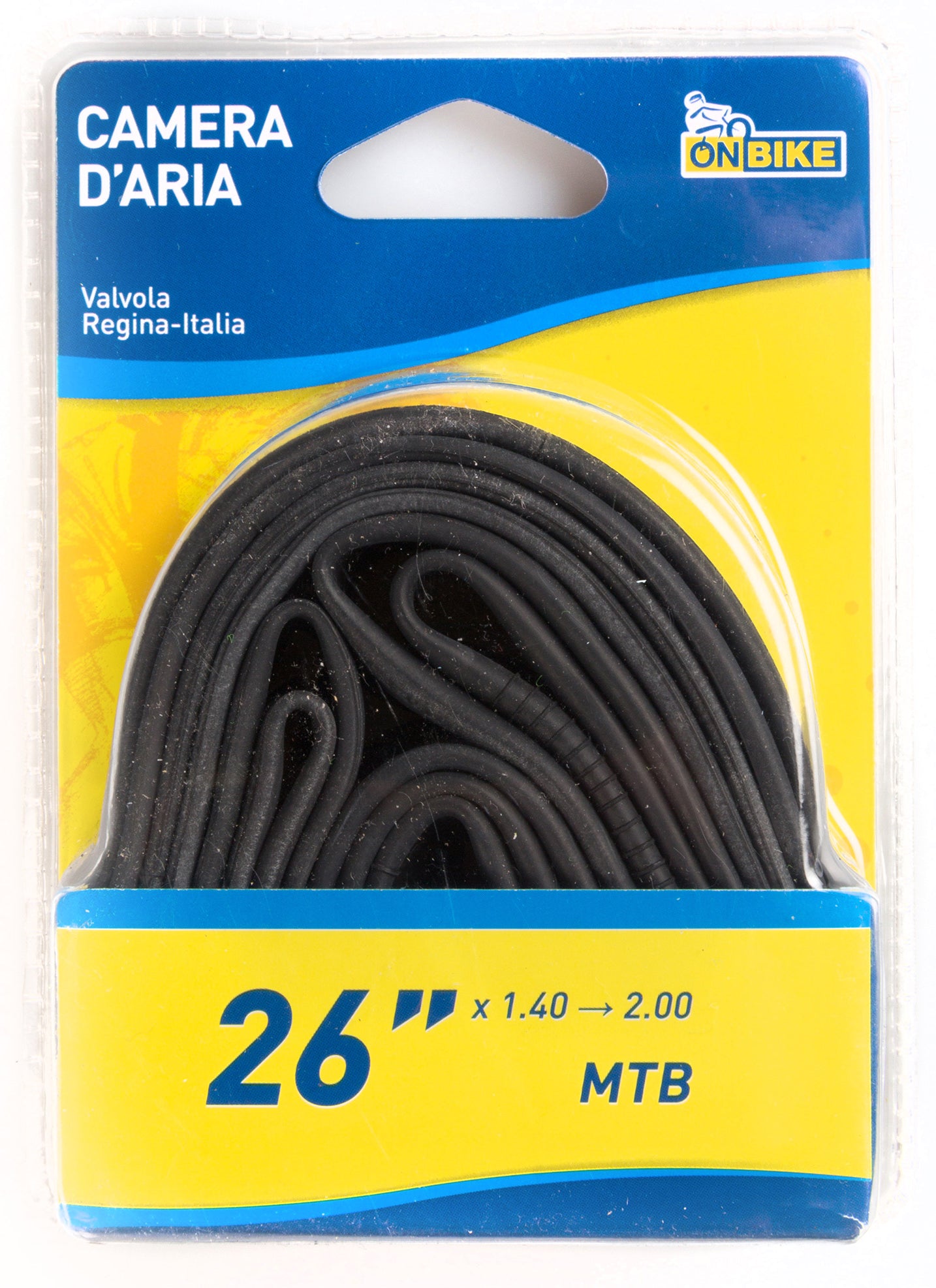 26x1.50 1.95–2.125 inner tube, double blister pack – butyl quality