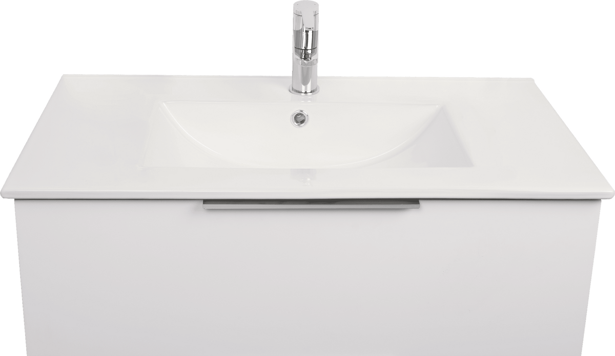 New Essential ceramic washbasin, 81cm