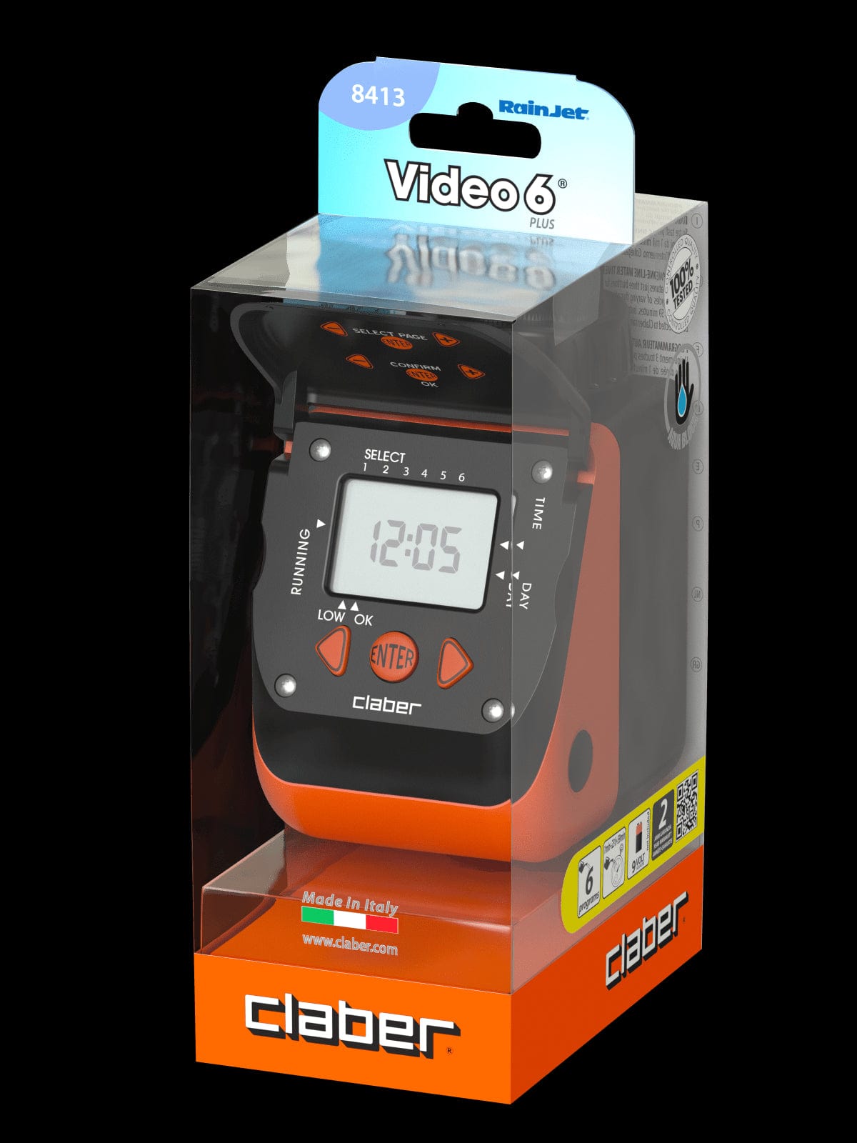 Bricocenter CLABER 1 ZONE PROGRAMMER AQUAUNO VIDEO6 PLUS