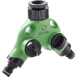 TAP CONNECTION DIAMETER 3/4PE 1/2P WITH 2 OUTLETS WITH GEOLIA QUICK COUPLING