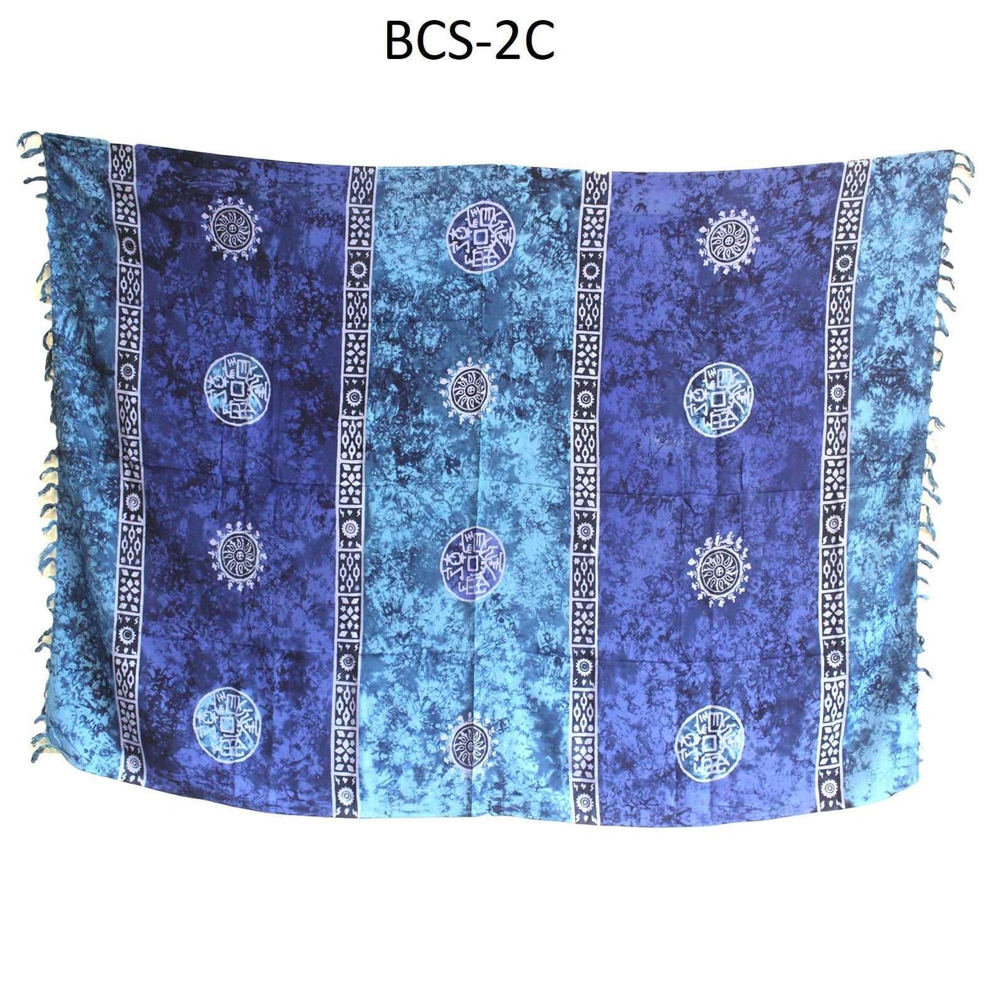 1x Bali Celtic Sarongs - Lucky Coins (4 Assorted Colours) - best price from Maltashopper.com BCS-02DS