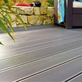 KYOTO DARK GREY NATERIAL COMPOSITE PLANK 240X14.5X2.1CM