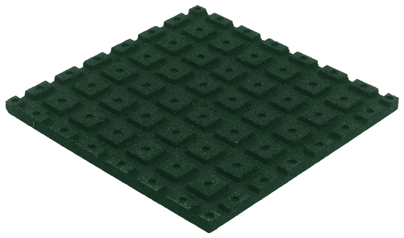 Green shock-absorbing tile, 50x50