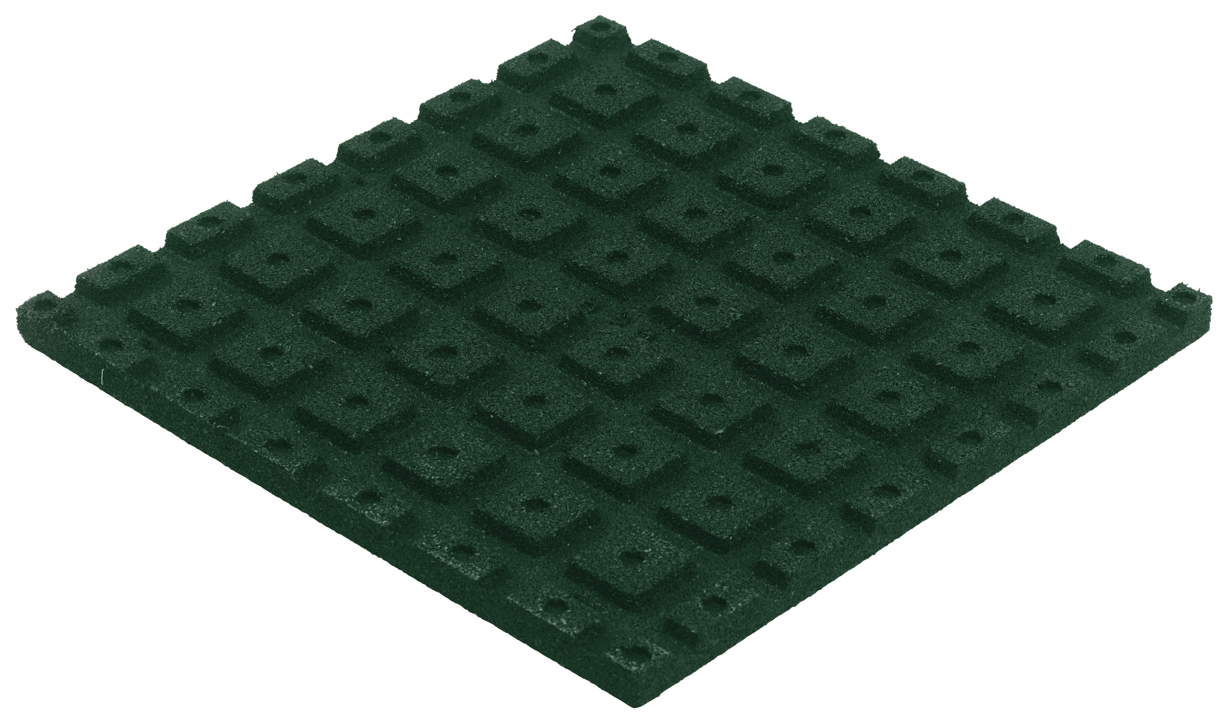 Green shock-absorbing tile, 50x50