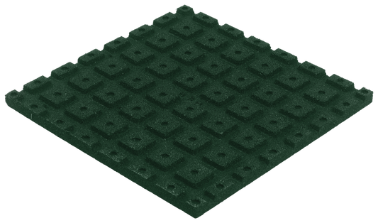 Piastrella antishock verde 50x50