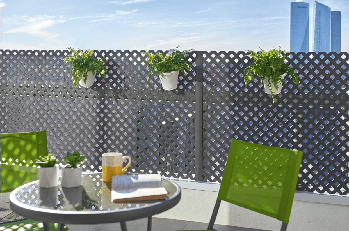 Bricocenter PANNELLO DECORATIVO PRIVAT ANTRACITE 1X2 M