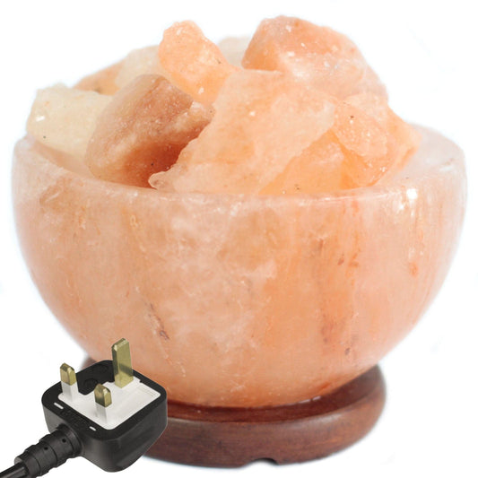 Bliss Salt Fire Bowl and Chunks - 15cm x 9cm