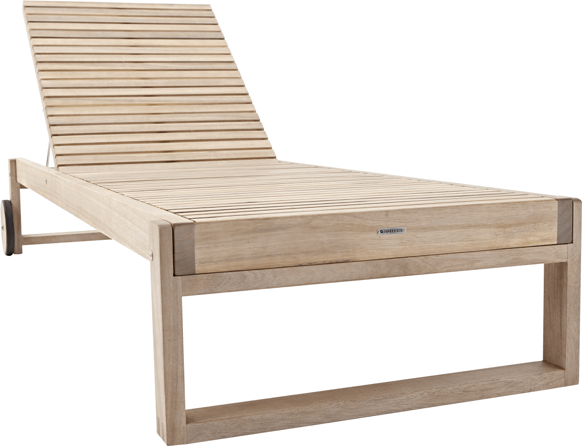 SOLARIS NATERIAL MULTIPOSITION LOUNGER ACACIA WOOD 71X196.5