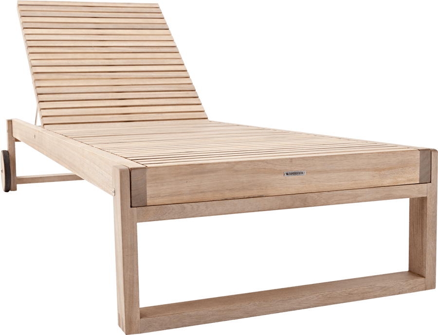 SOLARIS NATERIAL MULTIPOSITION LOUNGER ACACIA WOOD 71X196.5