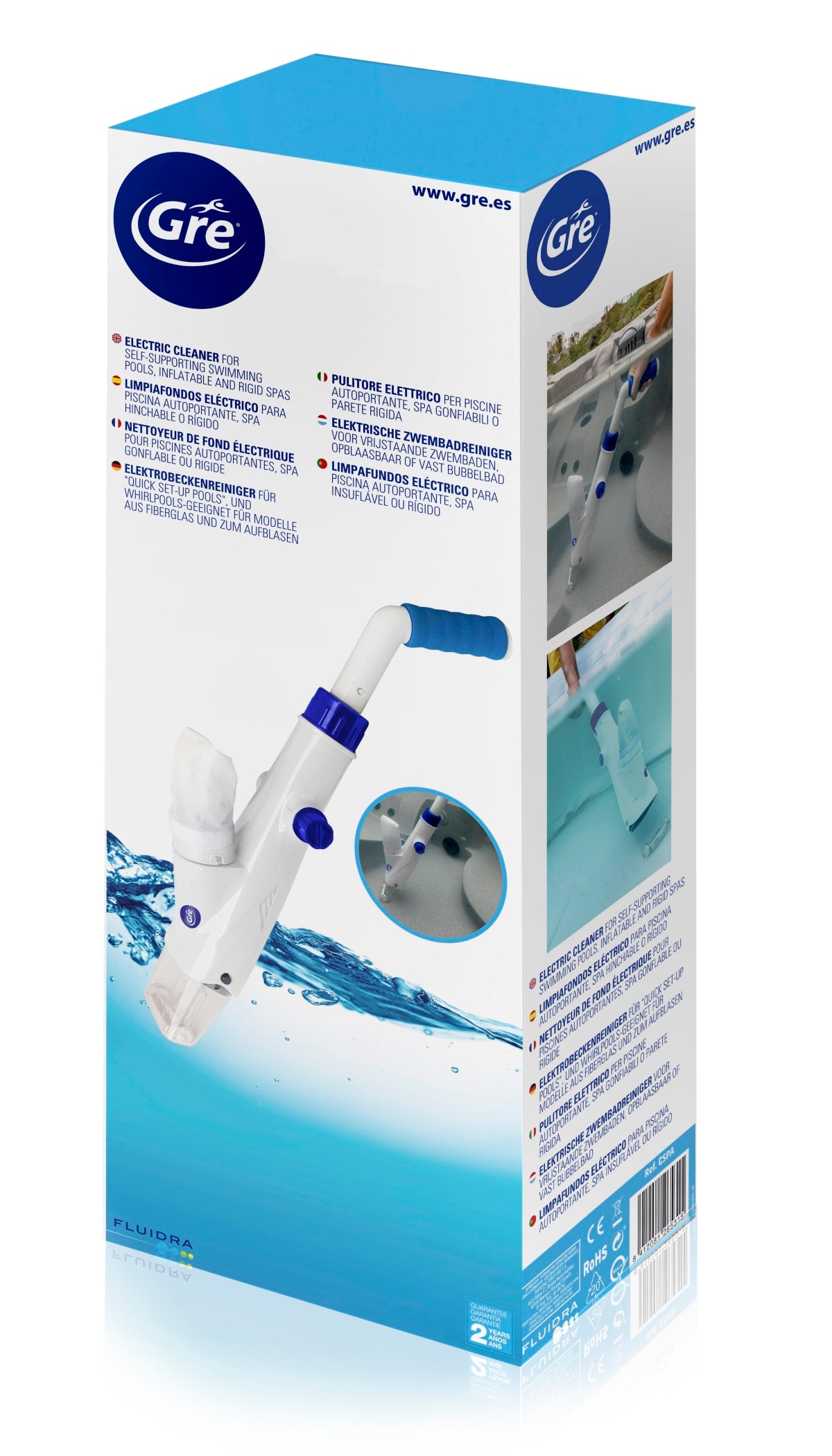 NATERIAL - Electric cleaner for Pool Spavac pools